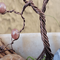 closeup brown wire tree trunk and branches